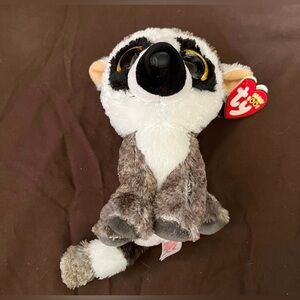 Ty Beanie Babies Linus The Lemur Plush